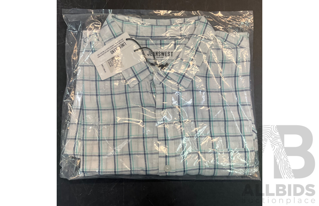 Assorted of JEANSWEST T-shirt/Shirt/POLO  (Size L ) - Lot of 10