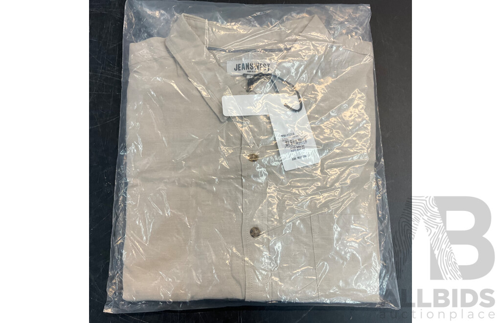 Assorted of JEANSWEST T-shirt/Shirt/POLO  (Size L ) - Lot of 10