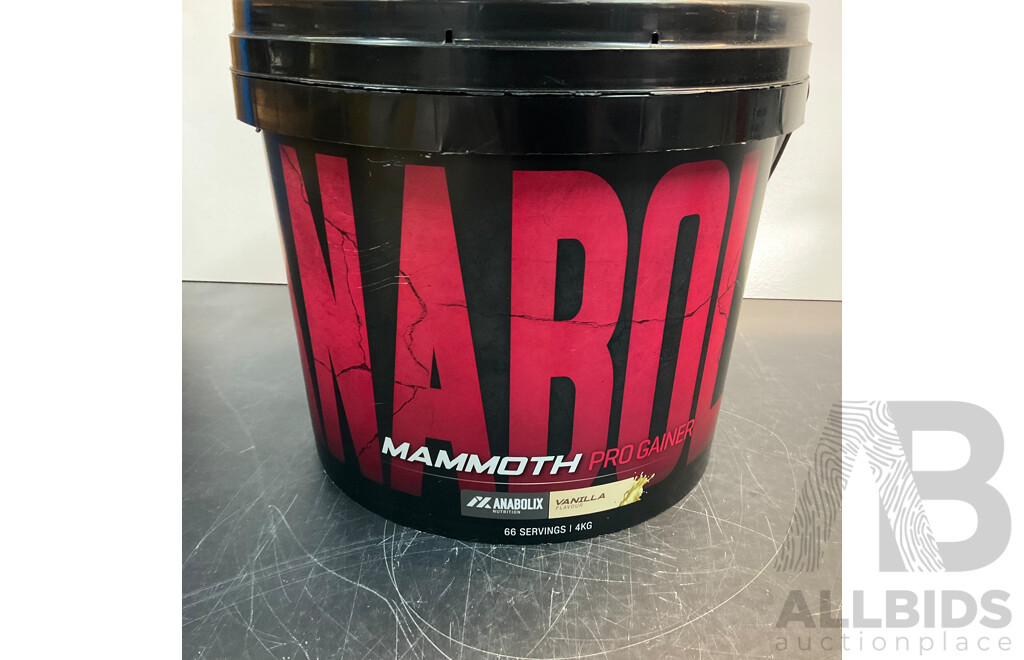 GENETIX Lean WPI Rapid Release Protein 3KG &  MAMMOTH Pro Gainer 4KG