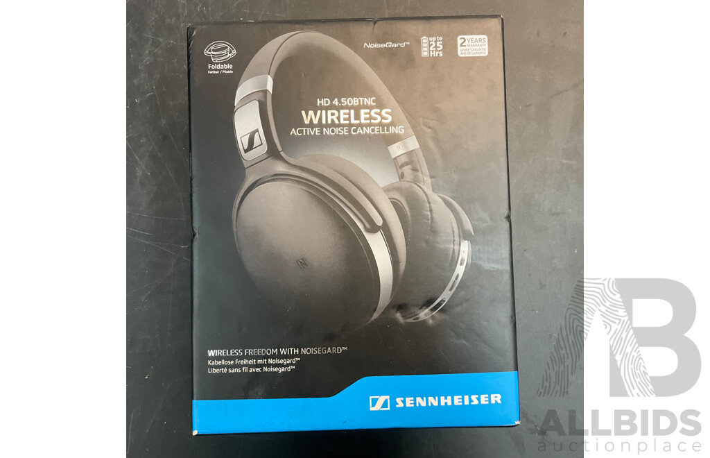 SENNHEISER Noise Cancelling Wireless Headphones - HD 4.50BTNC