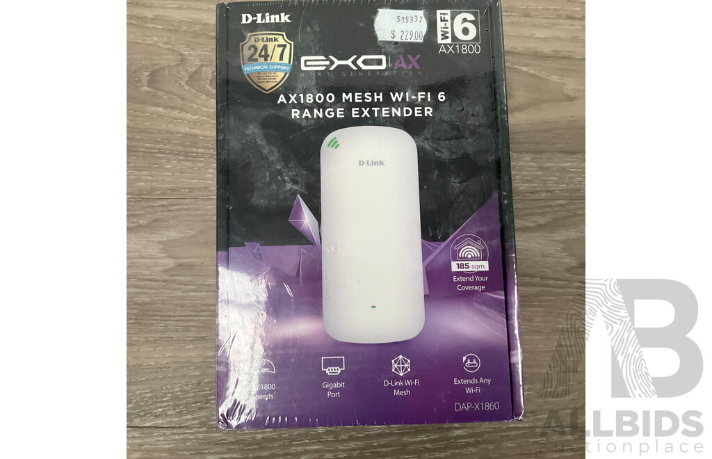 D-LINK EXO Ax1800 Wifi 6 USB Adapter & Range Extender - Lot of 2