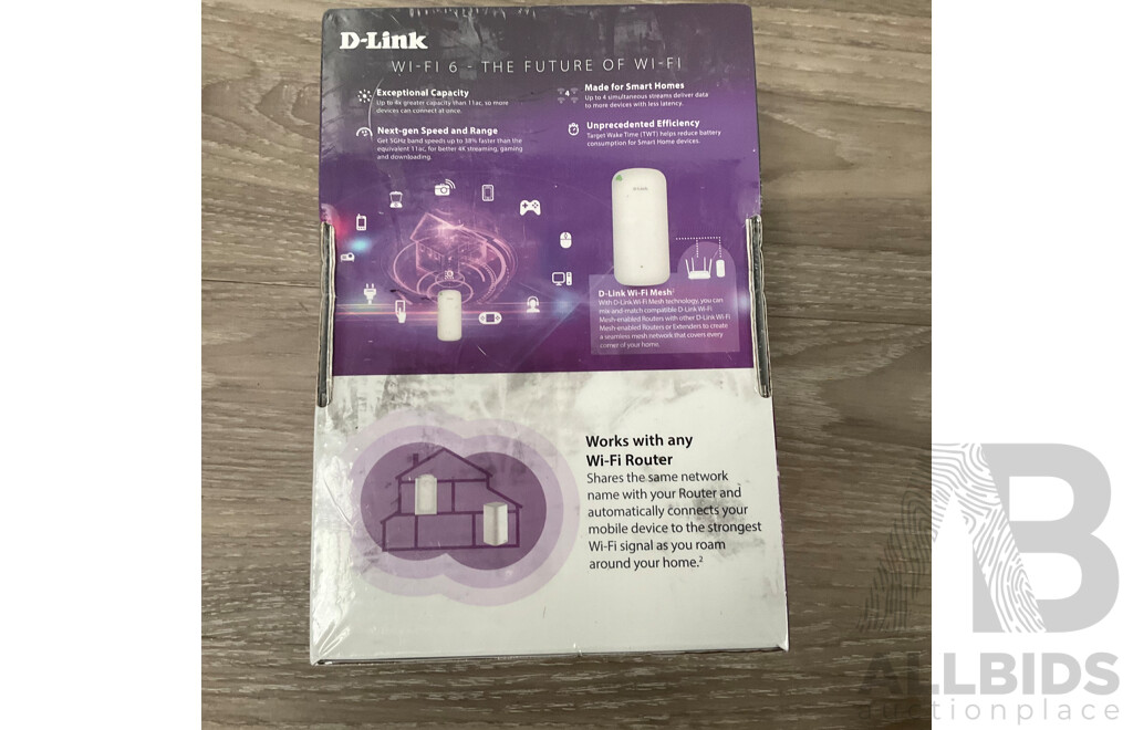 D-LINK EXO Ax1800 Wifi 6 USB Adapter & Range Extender - Lot of 2