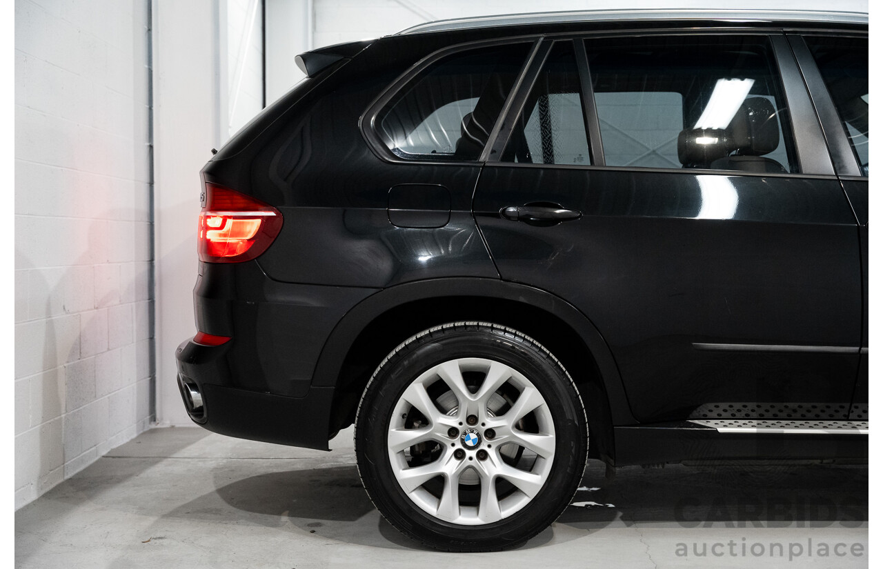 1/2012 BMW X5 Xdrive 35i E70 MY12 Upgrade 4d Wagon Black Turbo 3.0L - 7 Seater