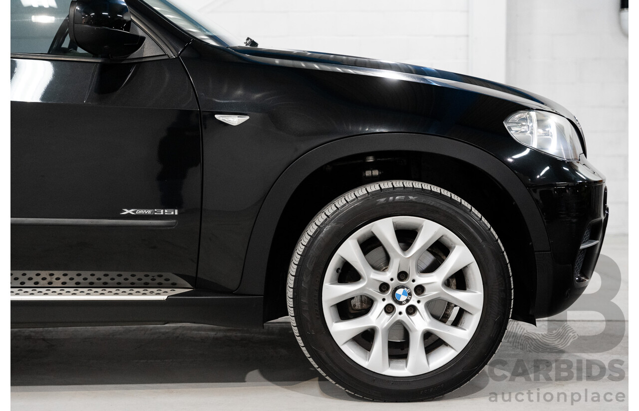 1/2012 BMW X5 Xdrive 35i E70 MY12 Upgrade 4d Wagon Black Turbo 3.0L - 7 Seater