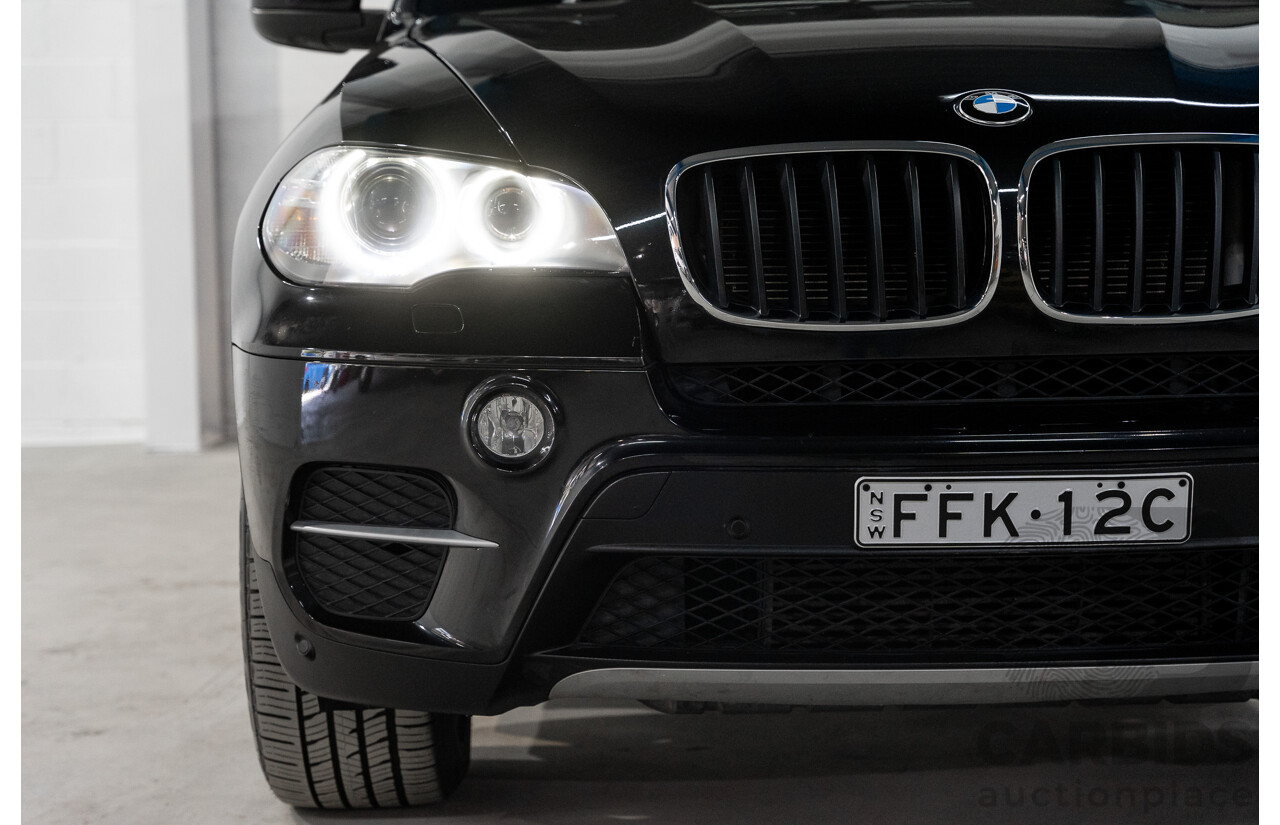 1/2012 BMW X5 Xdrive 35i E70 MY12 Upgrade 4d Wagon Black Turbo 3.0L - 7 Seater