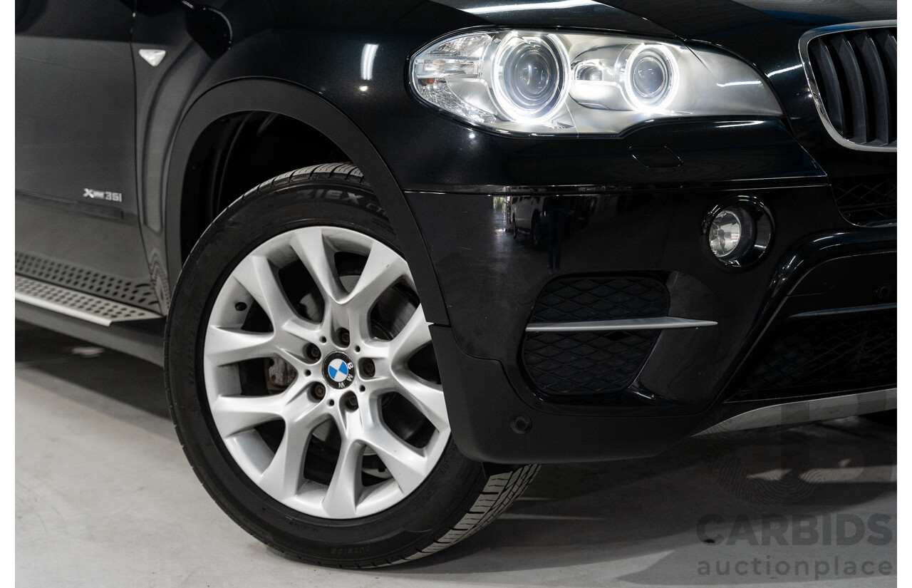 1/2012 BMW X5 Xdrive 35i E70 MY12 Upgrade 4d Wagon Black Turbo 3.0L - 7 Seater