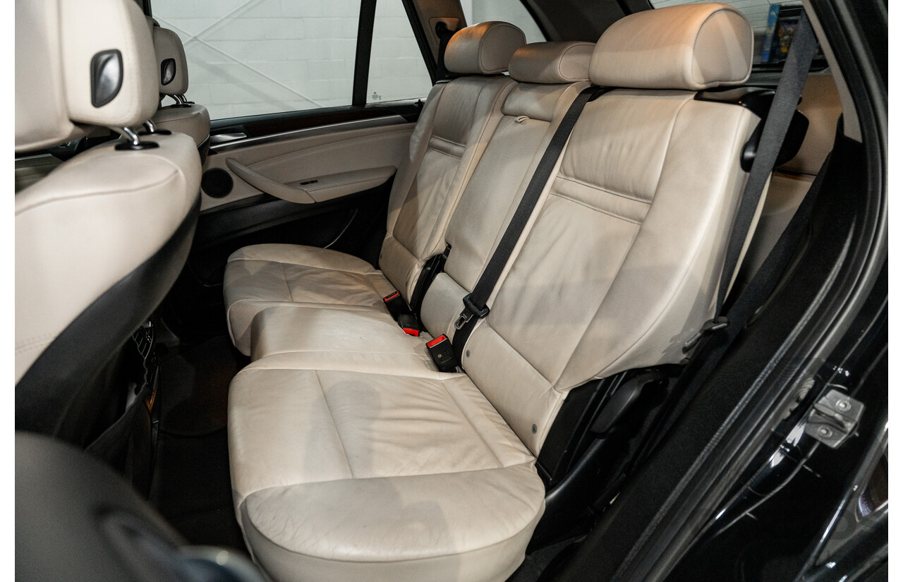 1/2012 BMW X5 Xdrive 35i E70 MY12 Upgrade 4d Wagon Black Turbo 3.0L - 7 Seater