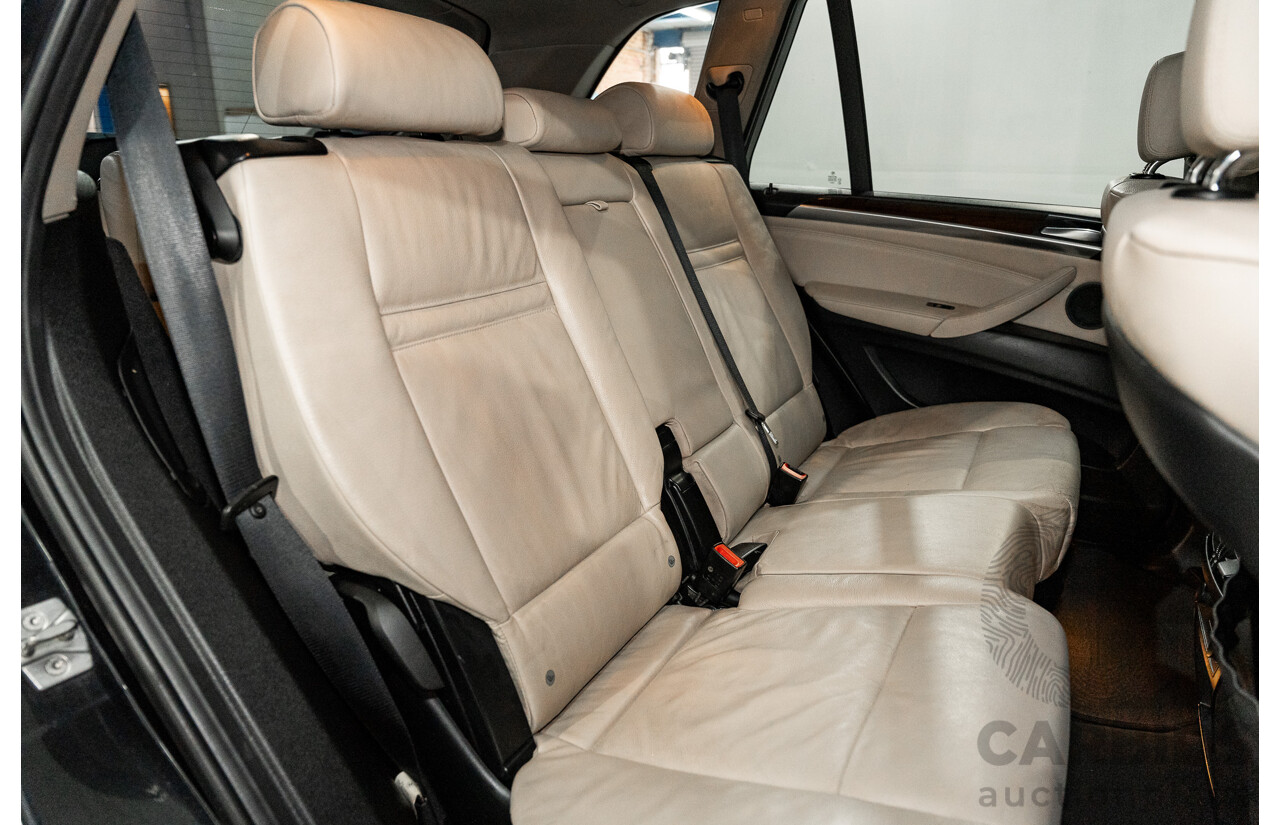 1/2012 BMW X5 Xdrive 35i E70 MY12 Upgrade 4d Wagon Black Turbo 3.0L - 7 Seater