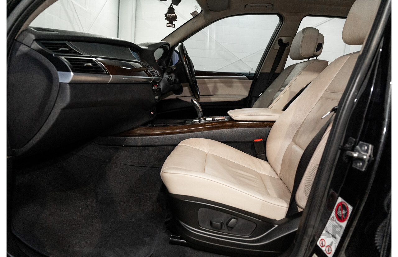 1/2012 BMW X5 Xdrive 35i E70 MY12 Upgrade 4d Wagon Black Turbo 3.0L - 7 Seater