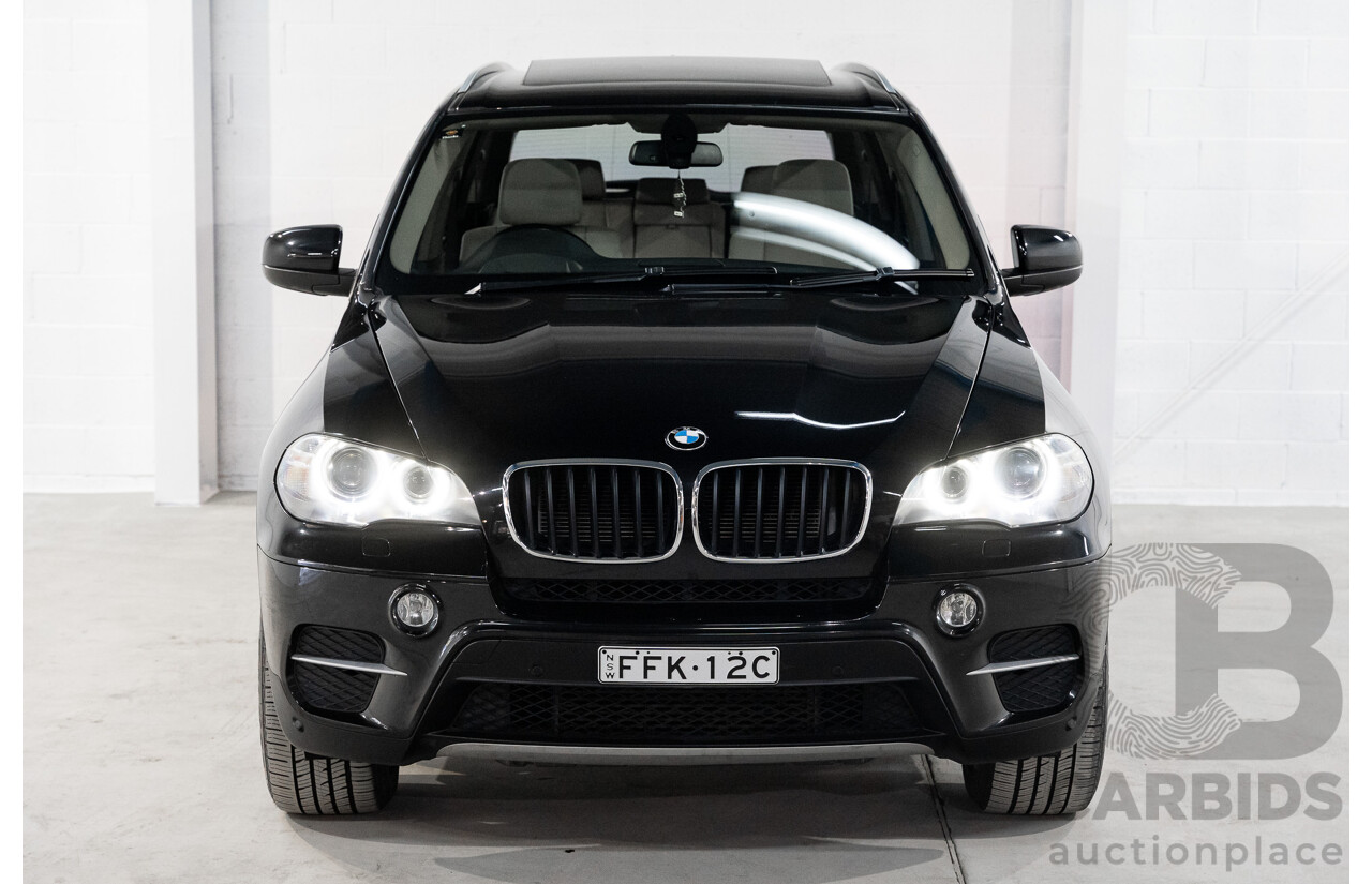 1/2012 BMW X5 Xdrive 35i E70 MY12 Upgrade 4d Wagon Black Turbo 3.0L - 7 Seater