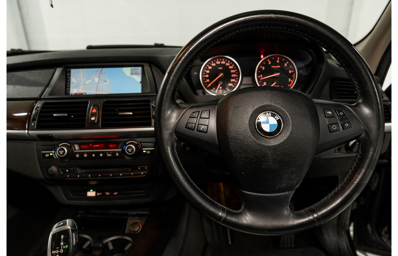 1/2012 BMW X5 Xdrive 35i E70 MY12 Upgrade 4d Wagon Black Turbo 3.0L - 7 Seater