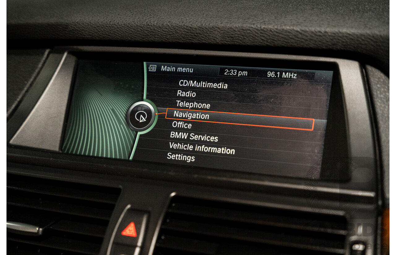 1/2012 BMW X5 Xdrive 35i E70 MY12 Upgrade 4d Wagon Black Turbo 3.0L - 7 Seater