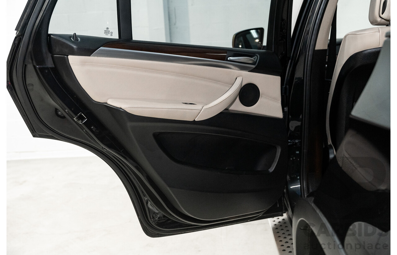 1/2012 BMW X5 Xdrive 35i E70 MY12 Upgrade 4d Wagon Black Turbo 3.0L - 7 Seater