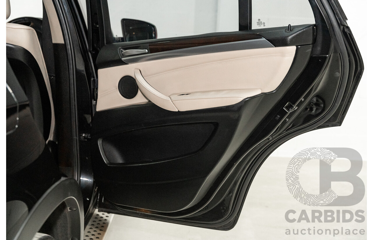 1/2012 BMW X5 Xdrive 35i E70 MY12 Upgrade 4d Wagon Black Turbo 3.0L - 7 Seater