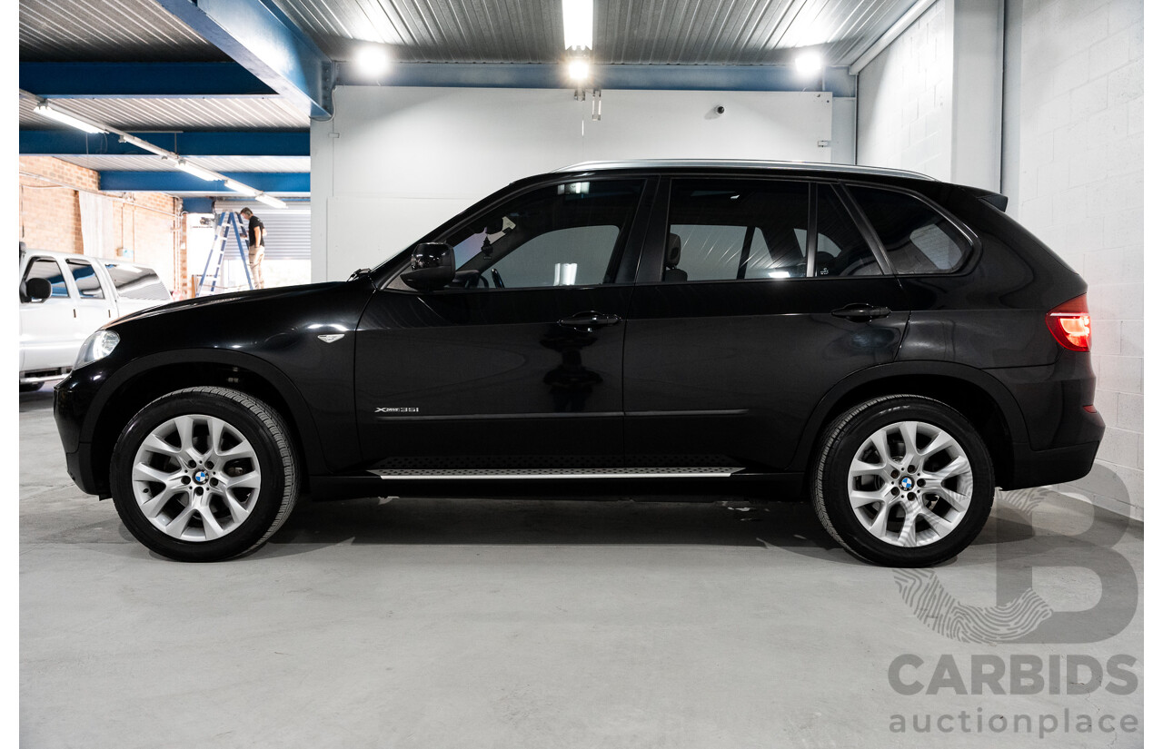 1/2012 BMW X5 Xdrive 35i E70 MY12 Upgrade 4d Wagon Black Turbo 3.0L - 7 Seater