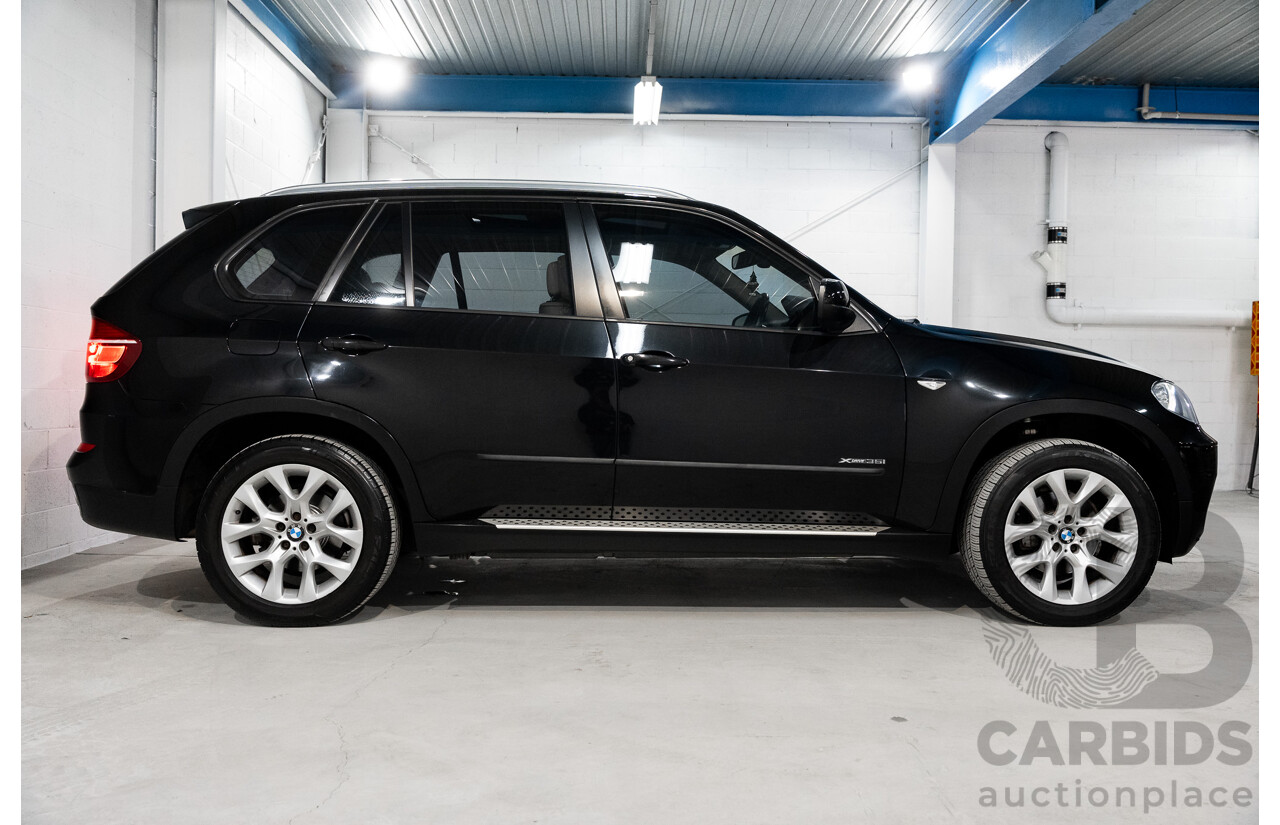 1/2012 BMW X5 Xdrive 35i E70 MY12 Upgrade 4d Wagon Black Turbo 3.0L - 7 Seater