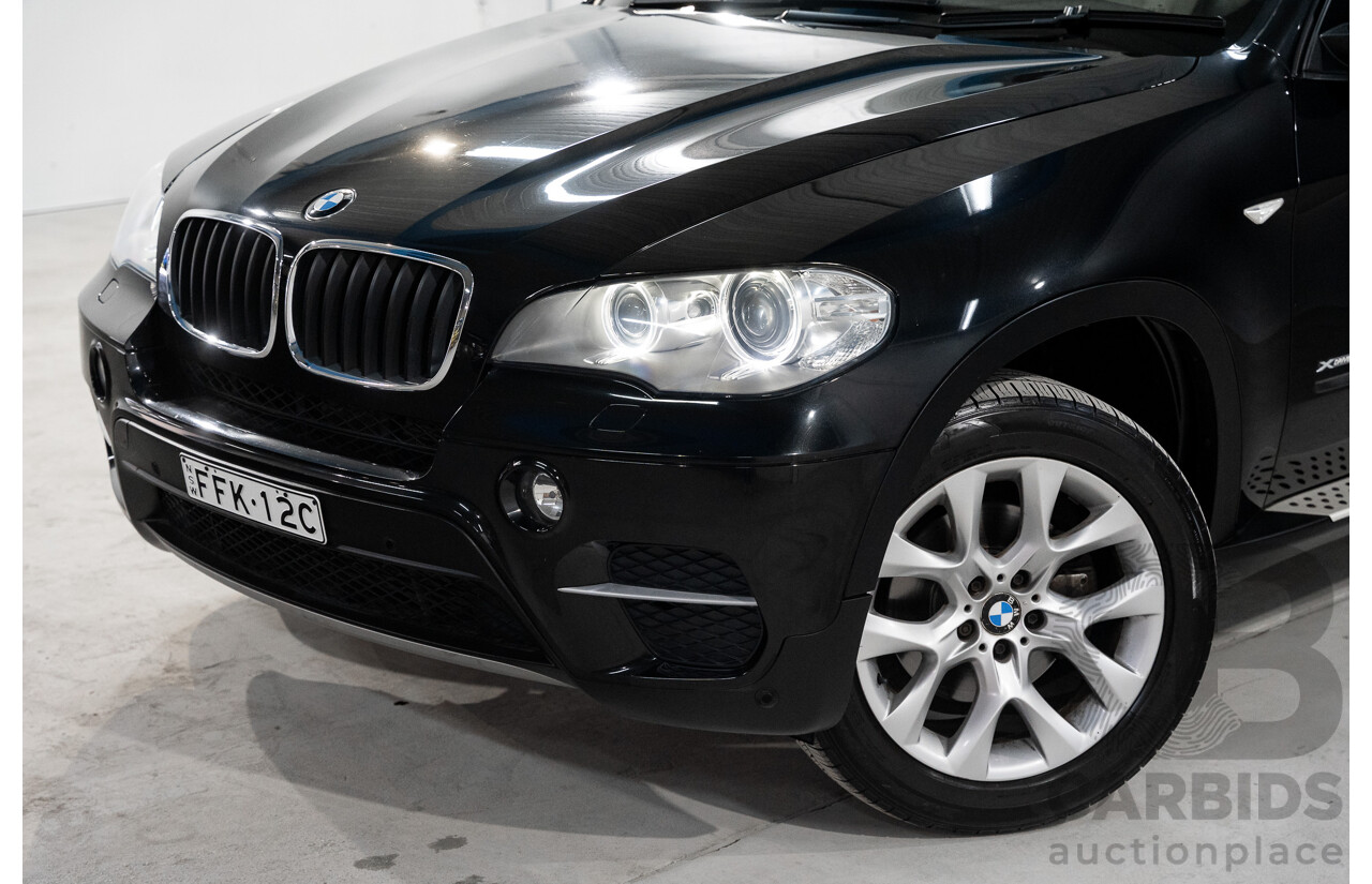 1/2012 BMW X5 Xdrive 35i E70 MY12 Upgrade 4d Wagon Black Turbo 3.0L - 7 Seater