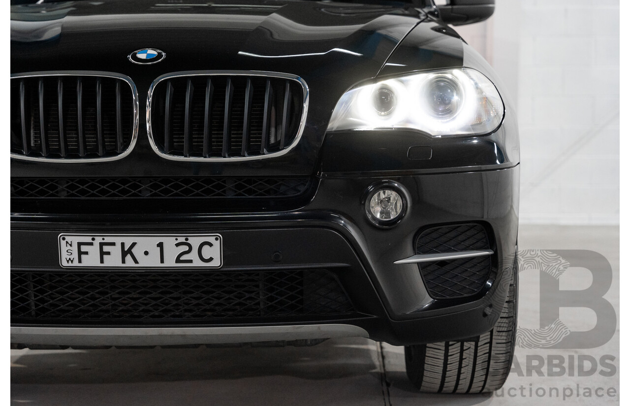 1/2012 BMW X5 Xdrive 35i E70 MY12 Upgrade 4d Wagon Black Turbo 3.0L - 7 Seater