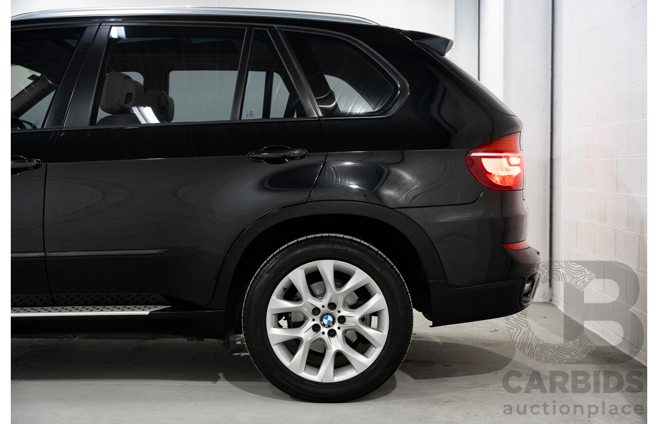1/2012 BMW X5 Xdrive 35i E70 MY12 Upgrade 4d Wagon Black Turbo 3.0L - 7 Seater