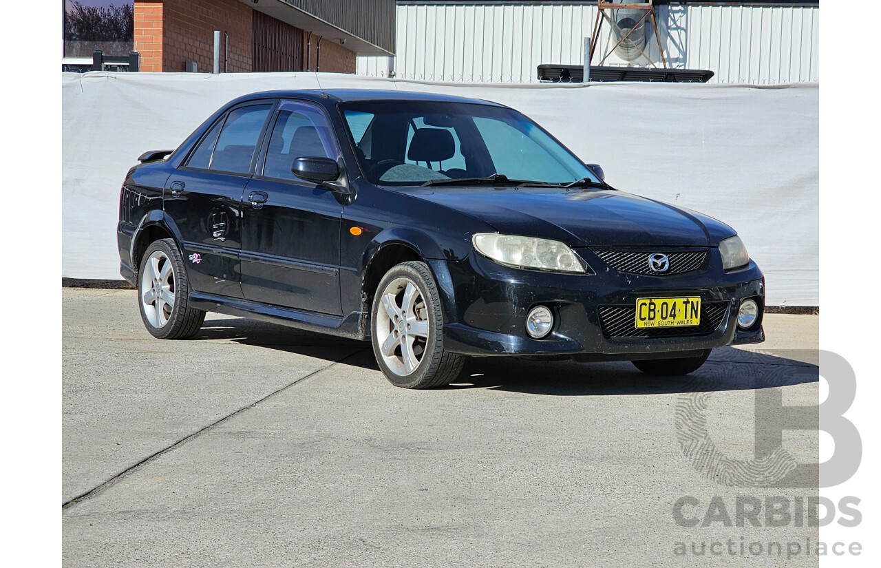 9/2002 Mazda 323 Protege SP20 4d Sedan Black 2.0L