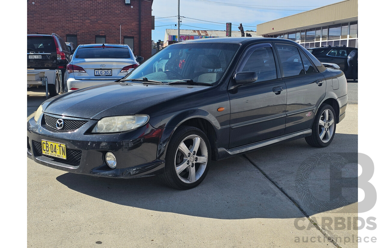 9/2002 Mazda 323 Protege SP20 4d Sedan Black 2.0L