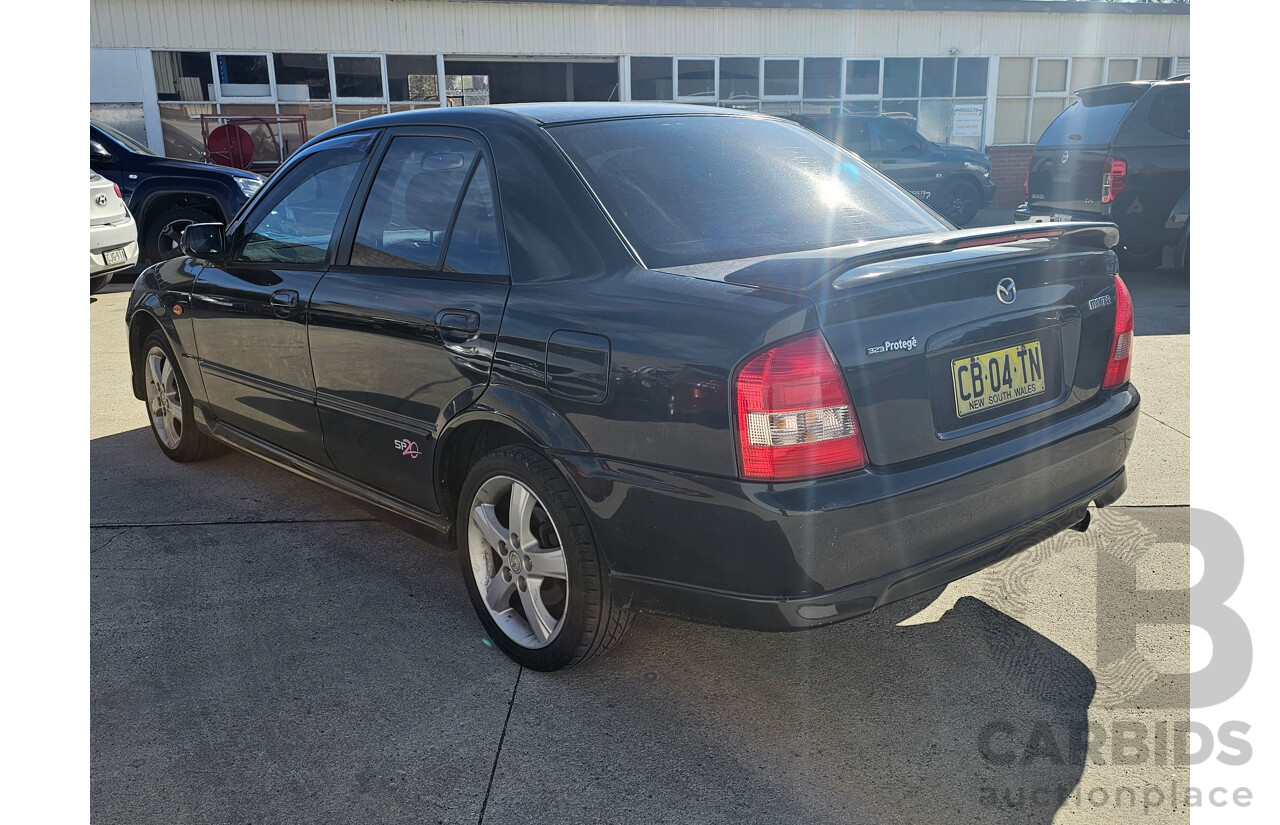9/2002 Mazda 323 Protege SP20 4d Sedan Black 2.0L