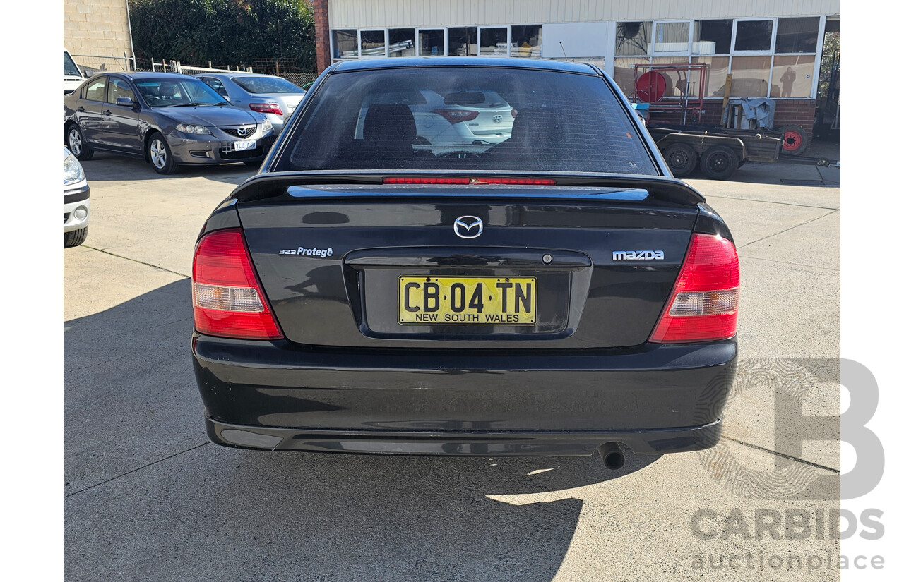 9/2002 Mazda 323 Protege SP20 4d Sedan Black 2.0L