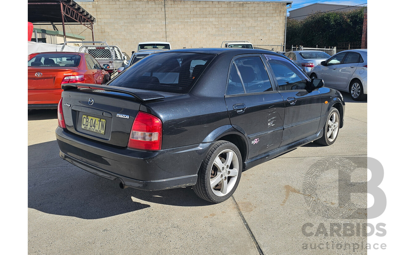 9/2002 Mazda 323 Protege SP20 4d Sedan Black 2.0L