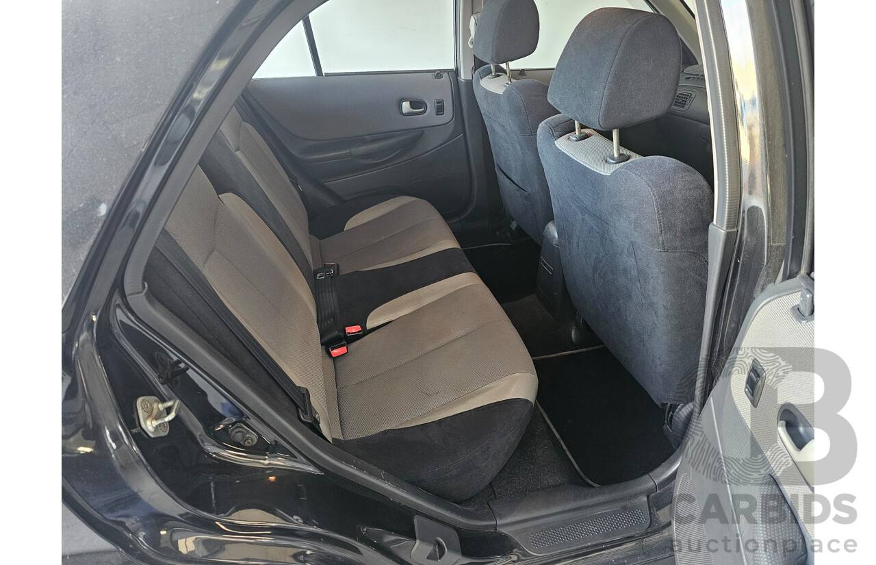 9/2002 Mazda 323 Protege SP20 4d Sedan Black 2.0L
