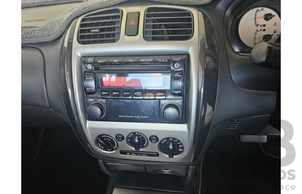 9/2002 Mazda 323 Protege SP20  4d Sedan Black 2.0L