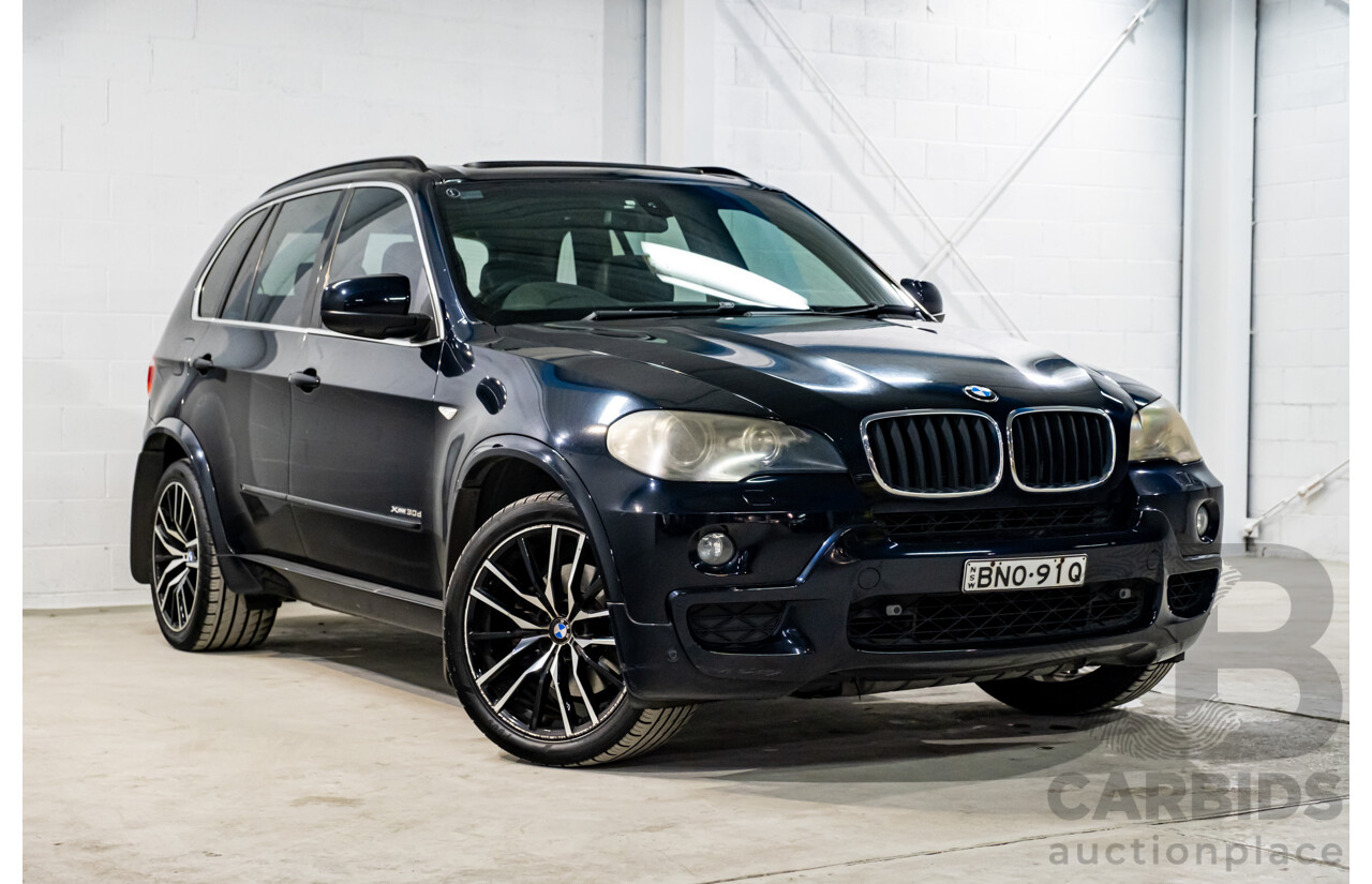 1/2010 Bmw X5 Xdrive 30d Executive (4x4) E70 MY09 4d Wagon Black Turbo Diesel 3.0L