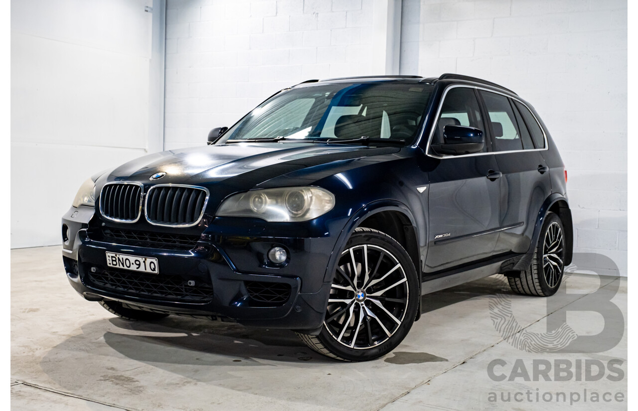 1/2010 Bmw X5 Xdrive 30d Executive (4x4) E70 MY09 4d Wagon Black Turbo Diesel 3.0L