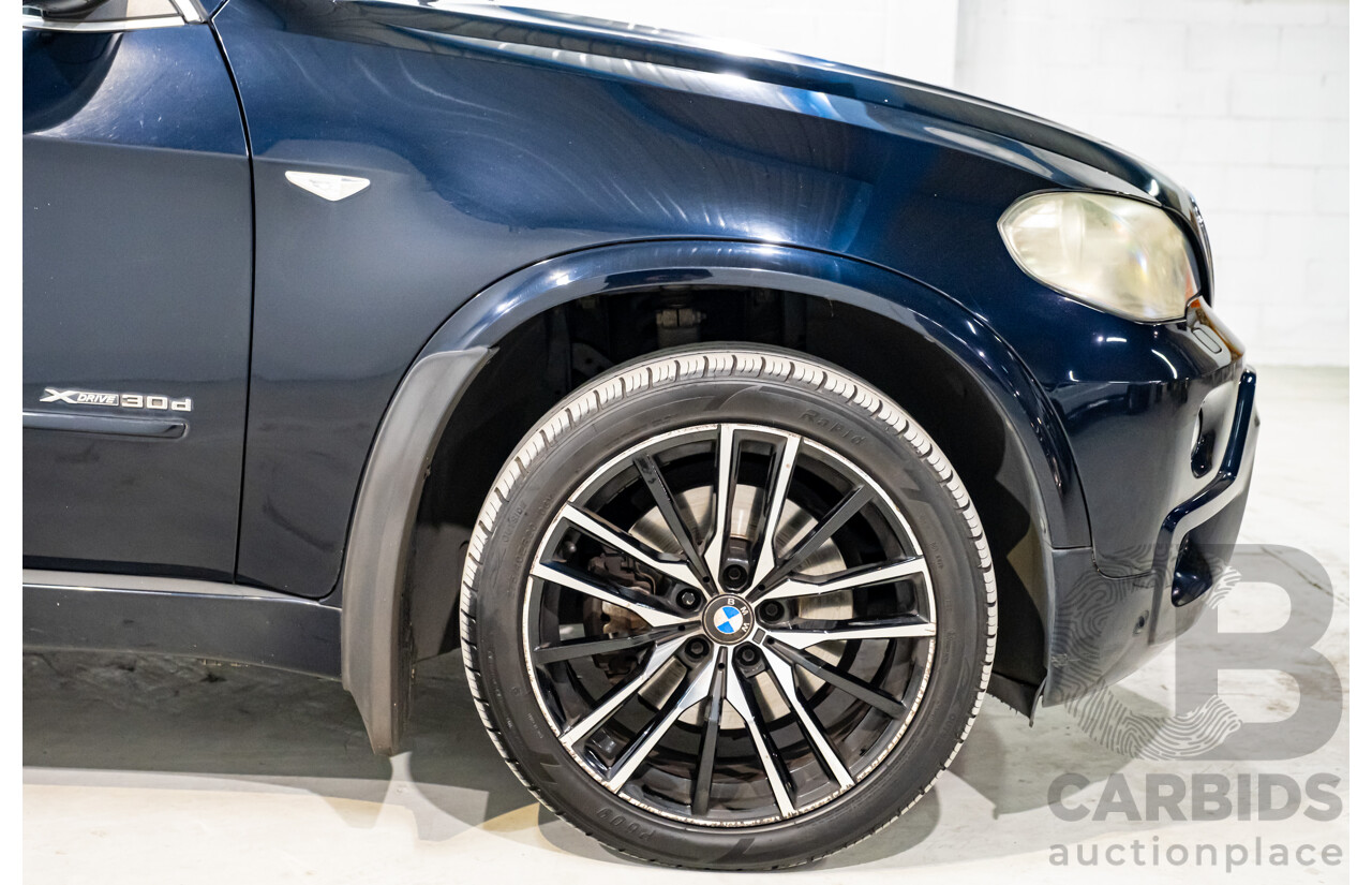 1/2010 Bmw X5 Xdrive 30d Executive (4x4) E70 MY09 4d Wagon Black Turbo Diesel 3.0L