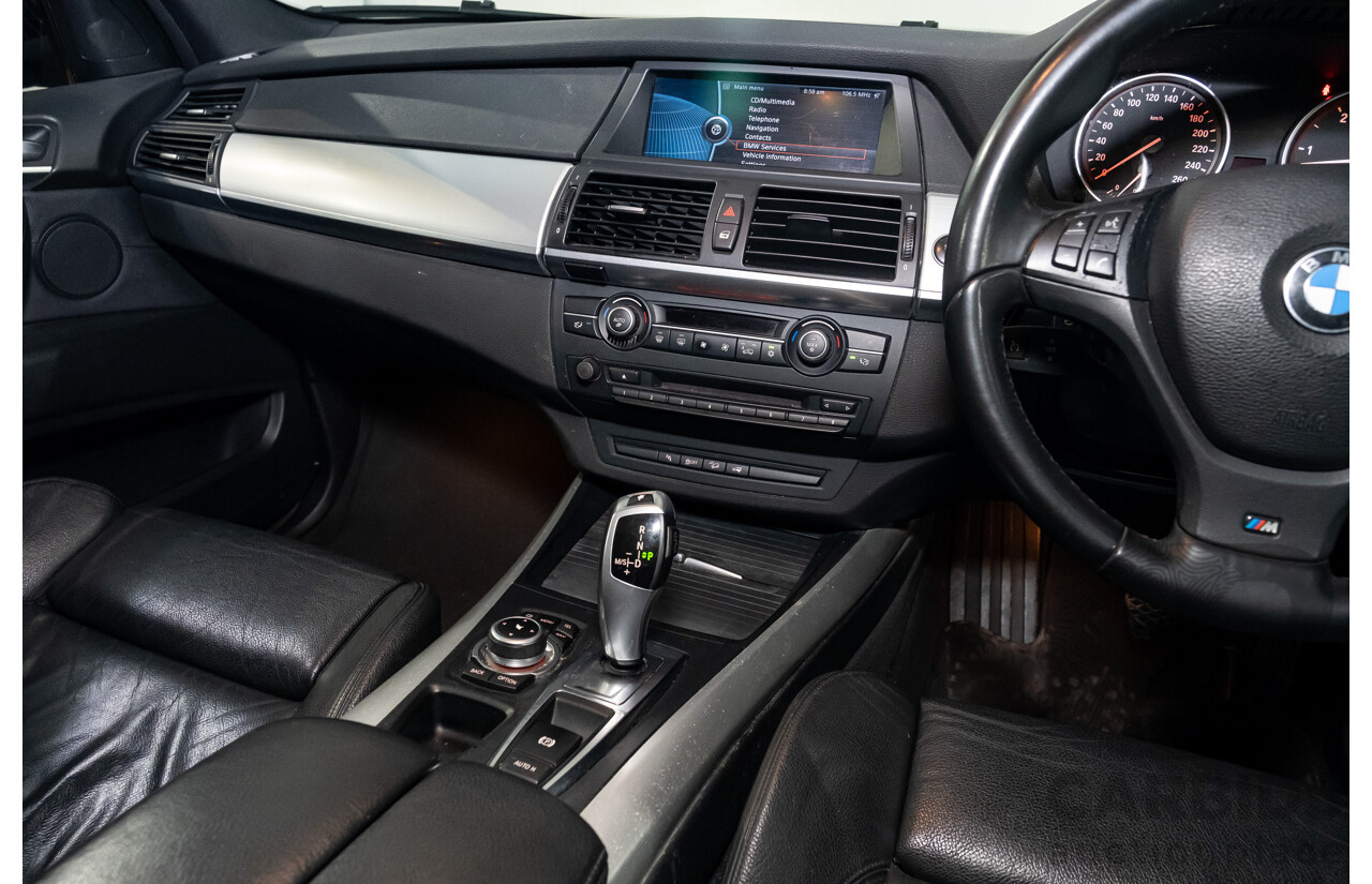 1/2010 Bmw X5 Xdrive 30d Executive (4x4) E70 MY09 4d Wagon Black Turbo Diesel 3.0L