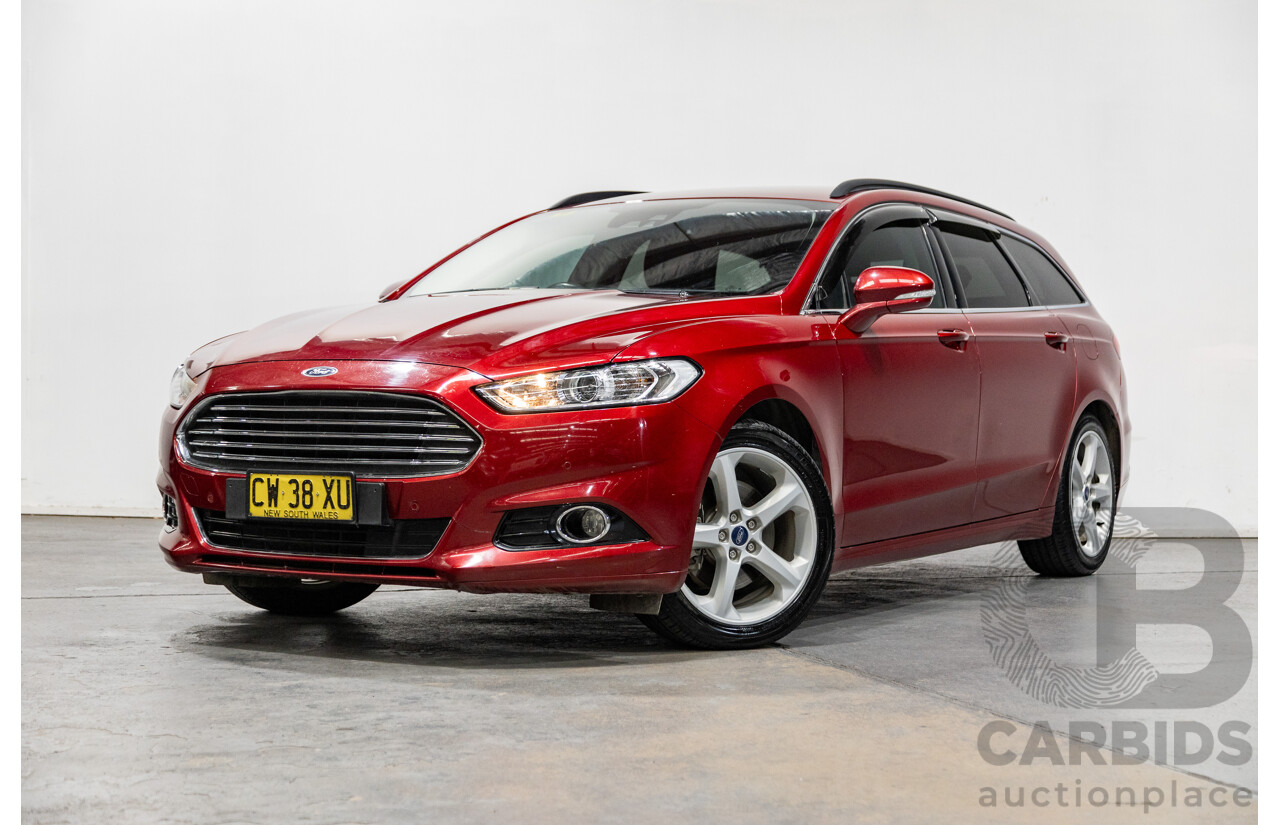 04/2018 Ford Mondeo Trend TDCi MD MY18 4d Wagon Ruby Red Turbo Diesel 2.0L