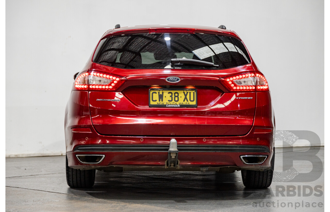 04/2018 Ford Mondeo Trend TDCi MD MY18 4d Wagon Ruby Red Turbo Diesel 2.0L