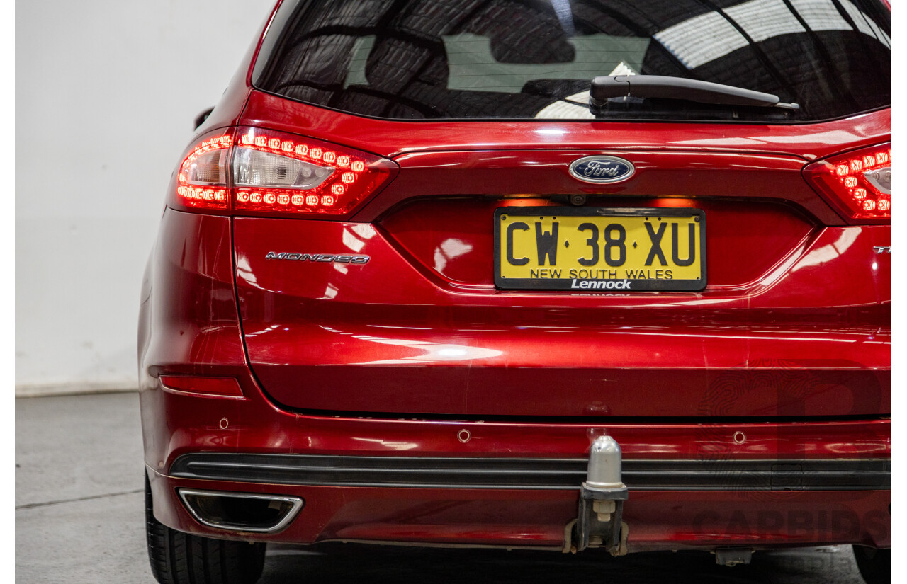 04/2018 Ford Mondeo Trend TDCi MD MY18 4d Wagon Ruby Red Turbo Diesel 2.0L