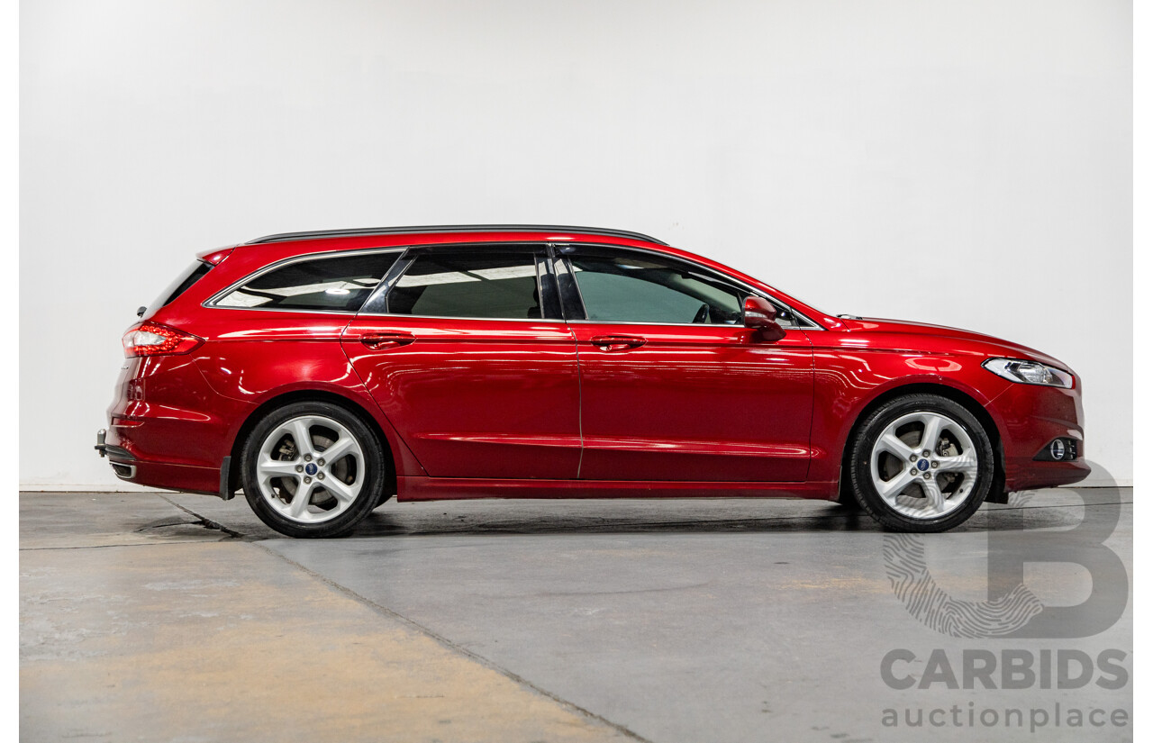 04/2018 Ford Mondeo Trend TDCi MD MY18 4d Wagon Ruby Red Turbo Diesel 2.0L