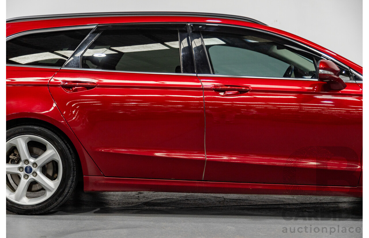 04/2018 Ford Mondeo Trend TDCi MD MY18 4d Wagon Ruby Red Turbo Diesel 2.0L