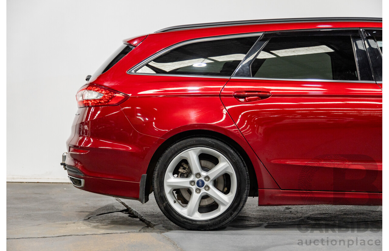 04/2018 Ford Mondeo Trend TDCi MD MY18 4d Wagon Ruby Red Turbo Diesel 2.0L