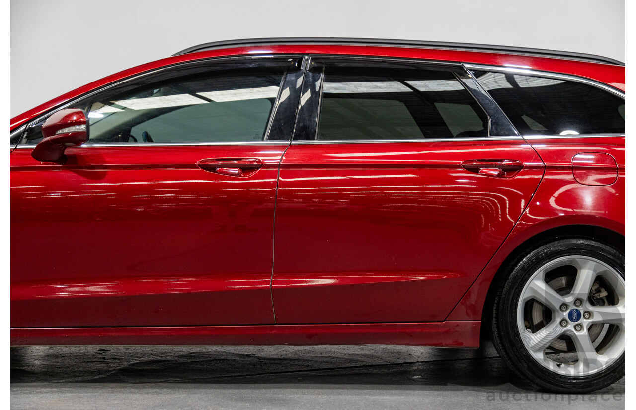 04/2018 Ford Mondeo Trend TDCi MD MY18 4d Wagon Ruby Red Turbo Diesel 2.0L