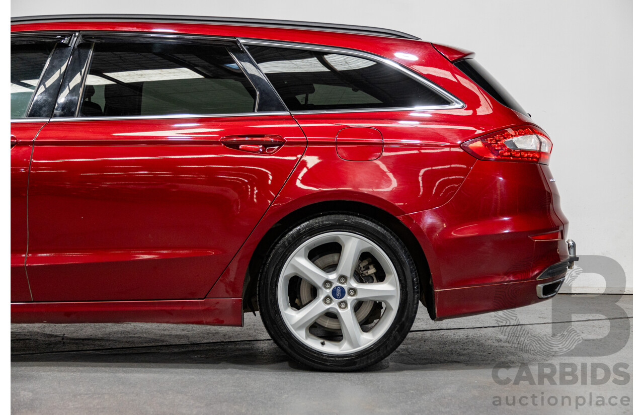 04/2018 Ford Mondeo Trend TDCi MD MY18 4d Wagon Ruby Red Turbo Diesel 2.0L