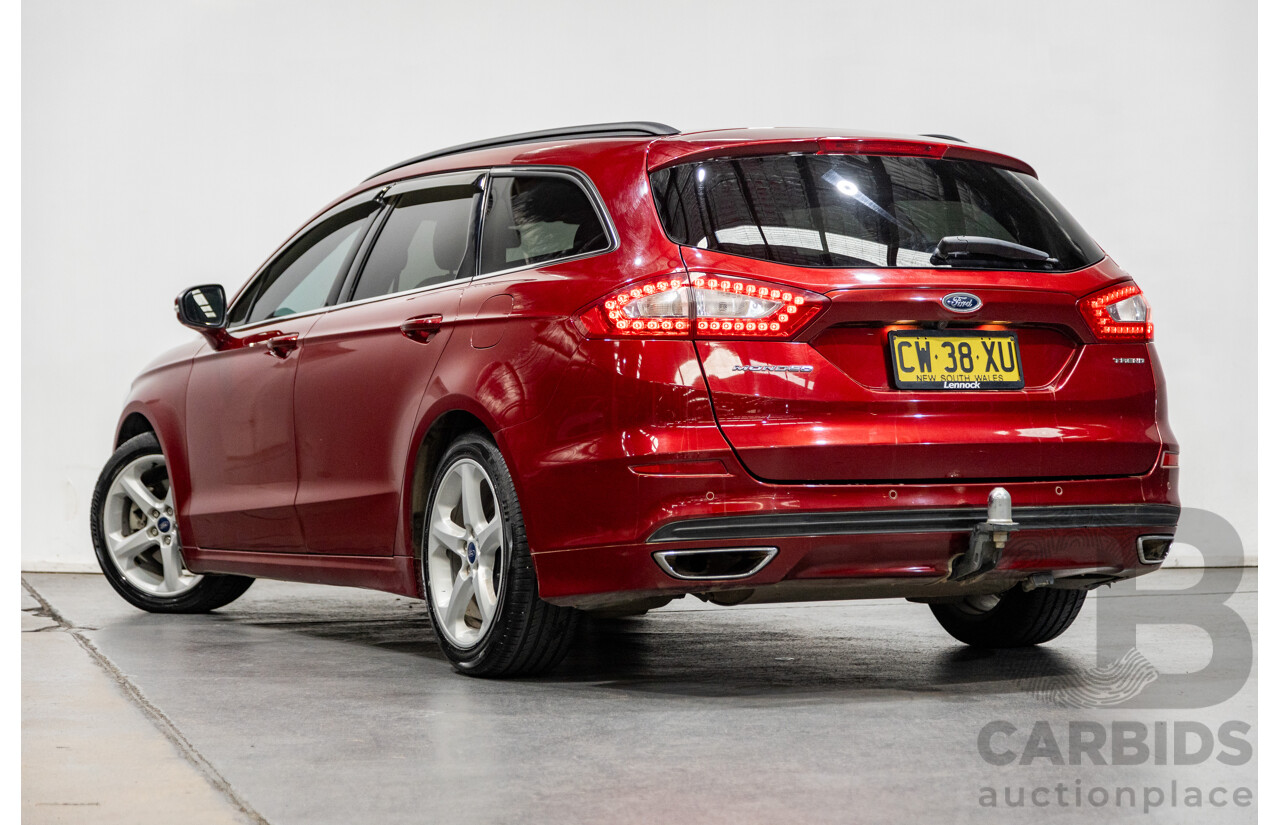 04/2018 Ford Mondeo Trend TDCi MD MY18 4d Wagon Ruby Red Turbo Diesel 2.0L