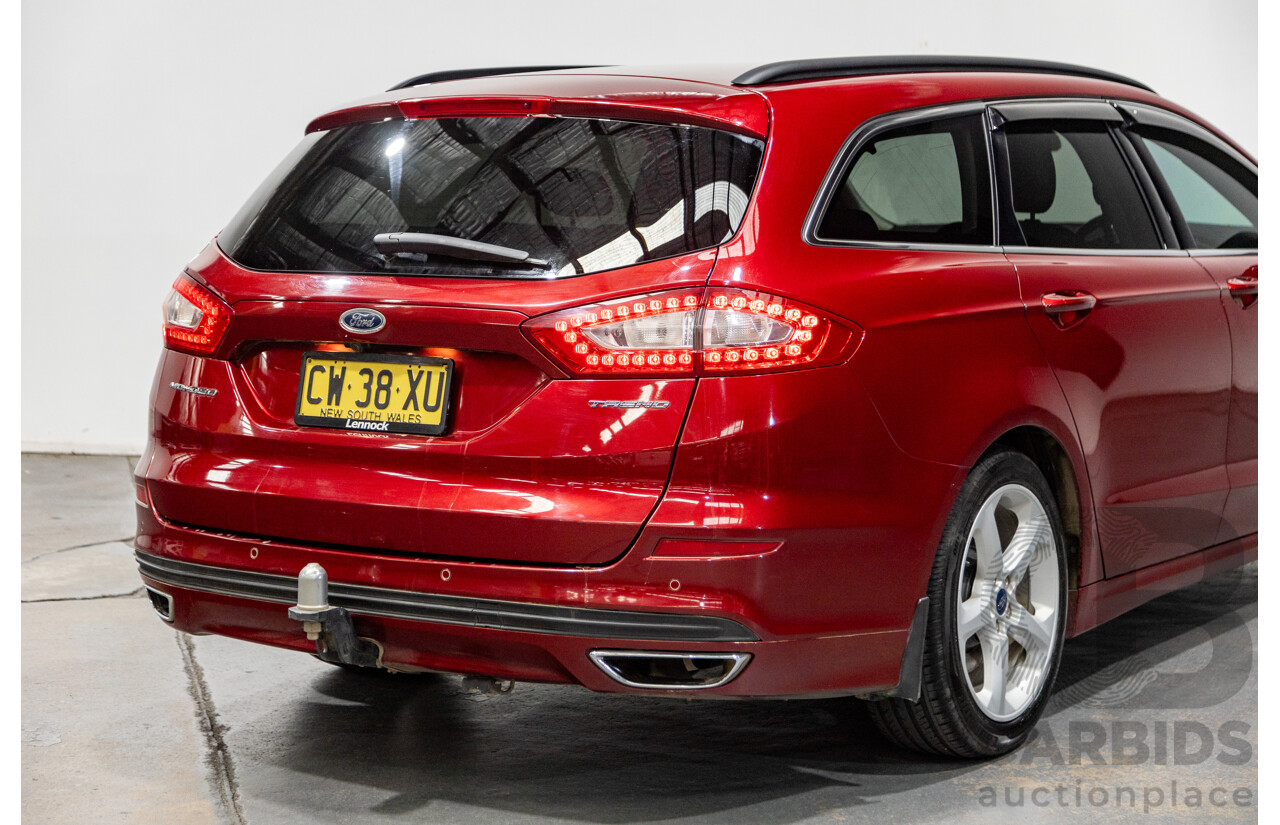 04/2018 Ford Mondeo Trend TDCi MD MY18 4d Wagon Ruby Red Turbo Diesel 2.0L