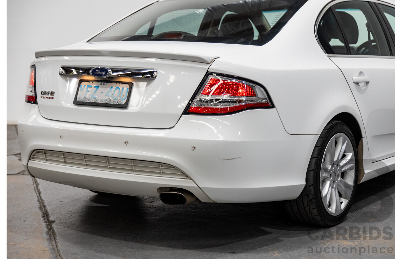 9/2009 Ford G6E Turbo FG 4d Sedan White Turbo 4.0L