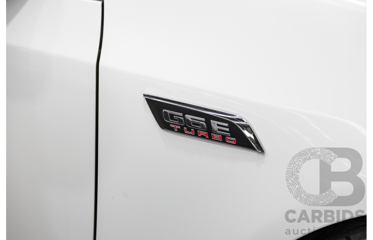 9/2009 Ford G6E Turbo FG 4d Sedan White Turbo 4.0L