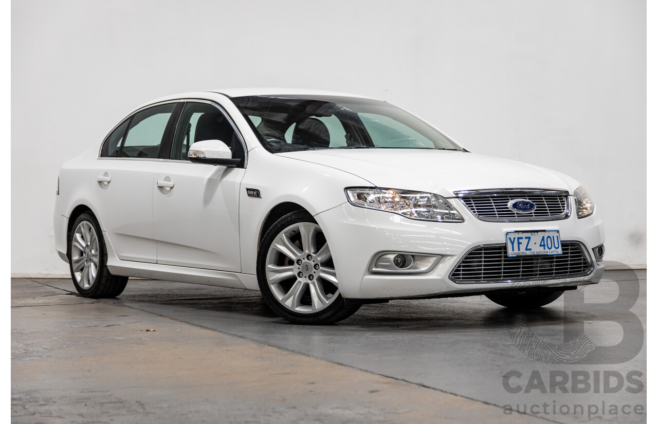 9/2009 Ford G6E Turbo FG 4d Sedan White Turbo 4.0L