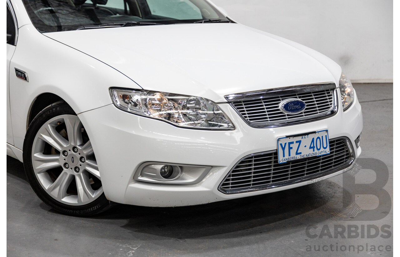 9/2009 Ford G6E Turbo FG 4d Sedan White Turbo 4.0L