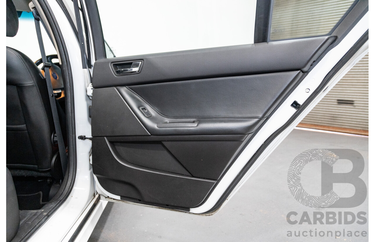 9/2009 Ford G6E Turbo FG 4d Sedan White Turbo 4.0L