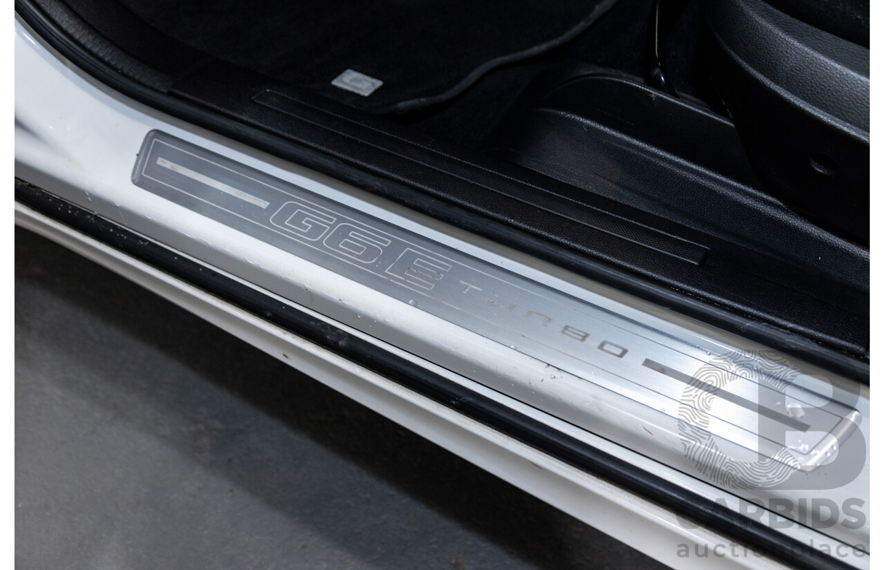 9/2009 Ford G6E Turbo FG 4d Sedan White Turbo 4.0L